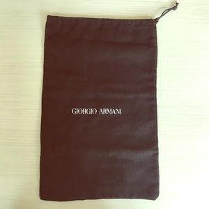 Giorgio Armani Black Flannel Dust Bag